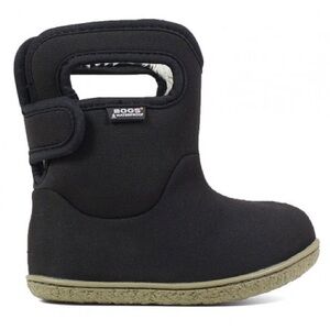 Size 10 Toddler Bogs Kids Black and Olive Snow Boots